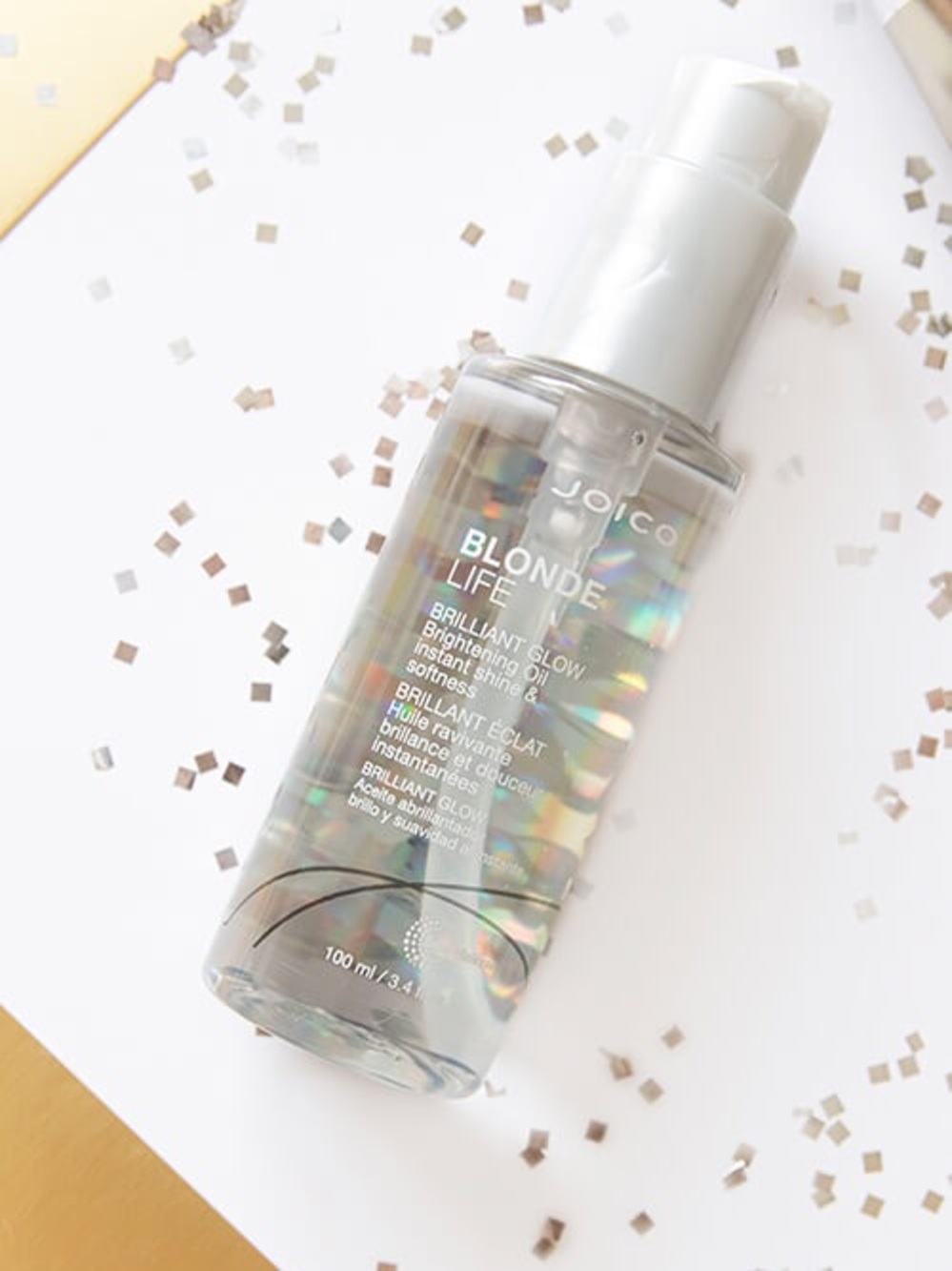 Joico Blond Life Iridescent Brilliant Glow brightening blonde serum shine oil